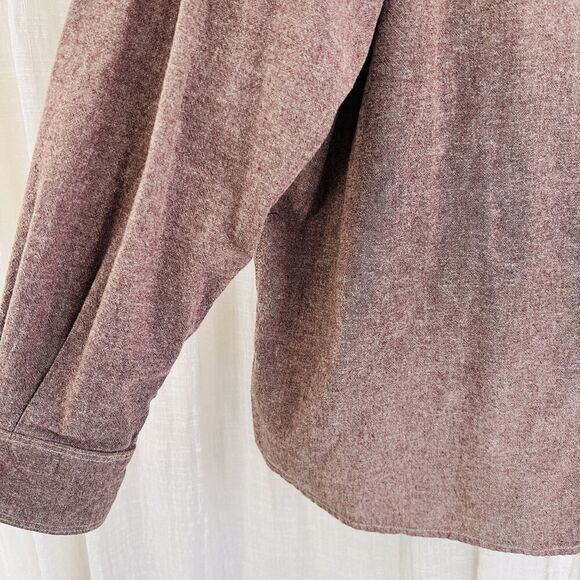 Red Head Ranch Reddish Brown Button Down Collared Shirt Mens Size 2XL - Picture 4 of 11